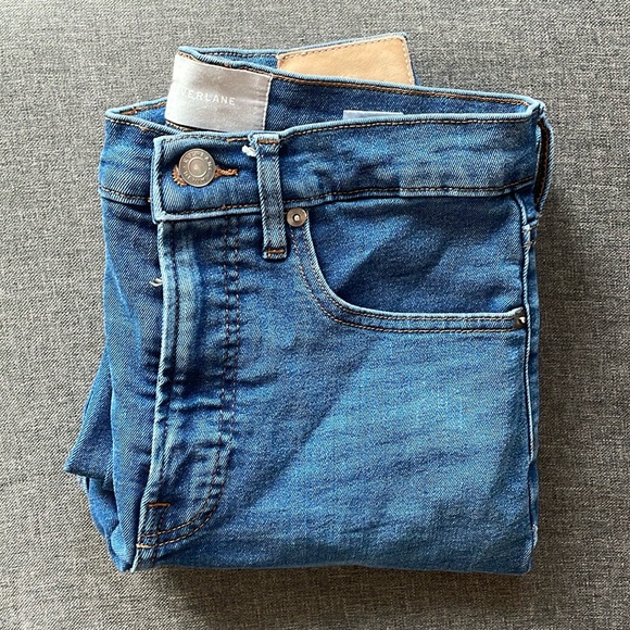 Everlane Authentic Stretch High-Rise Skinny Mid Blue - Picture 13 of 13